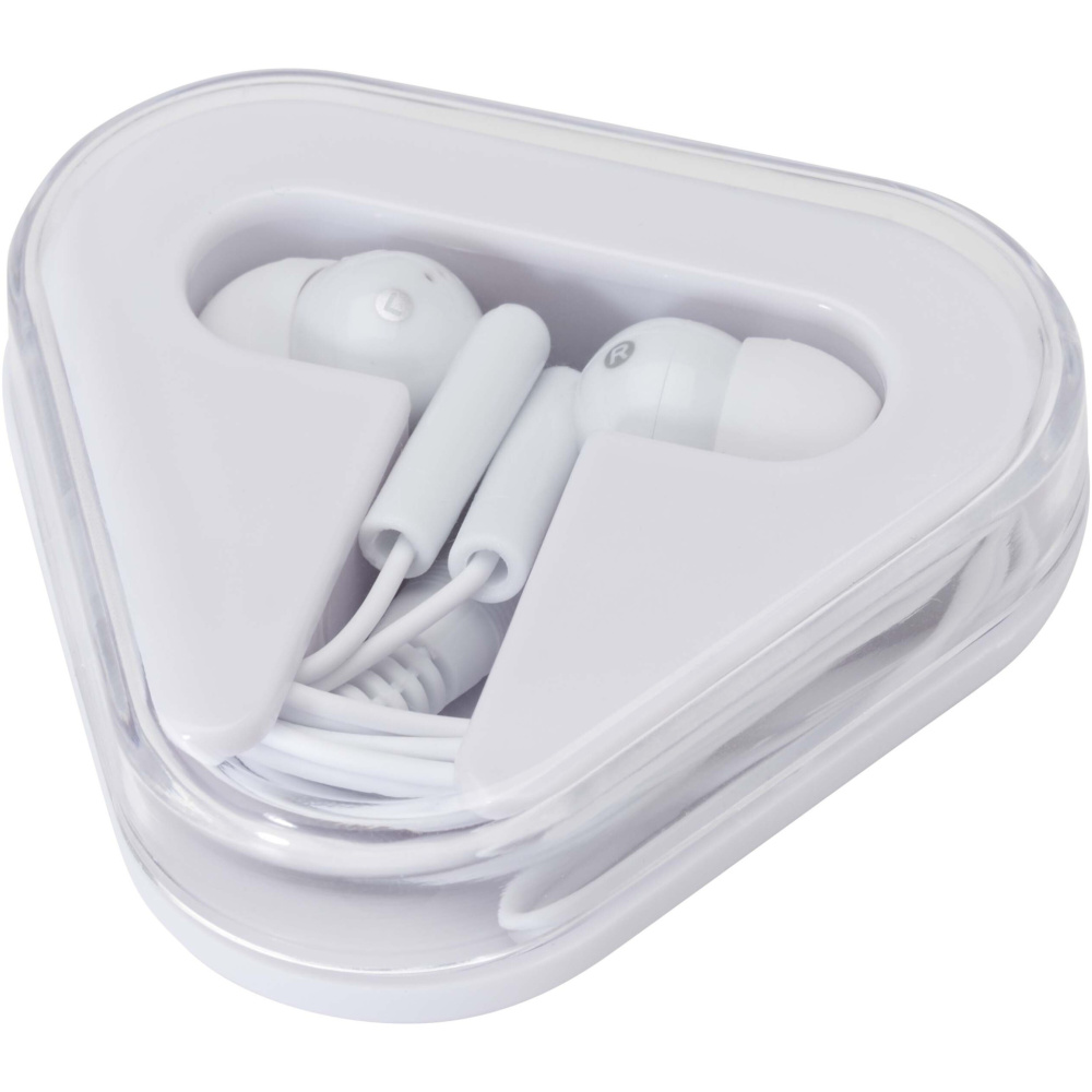 Logo trade promotional products image of: Rebel earbuds with recycled plastic storage box