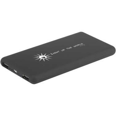 Logo trade promotional giveaways image of: SCX.design P30 8000 mAh light-up solar power bank