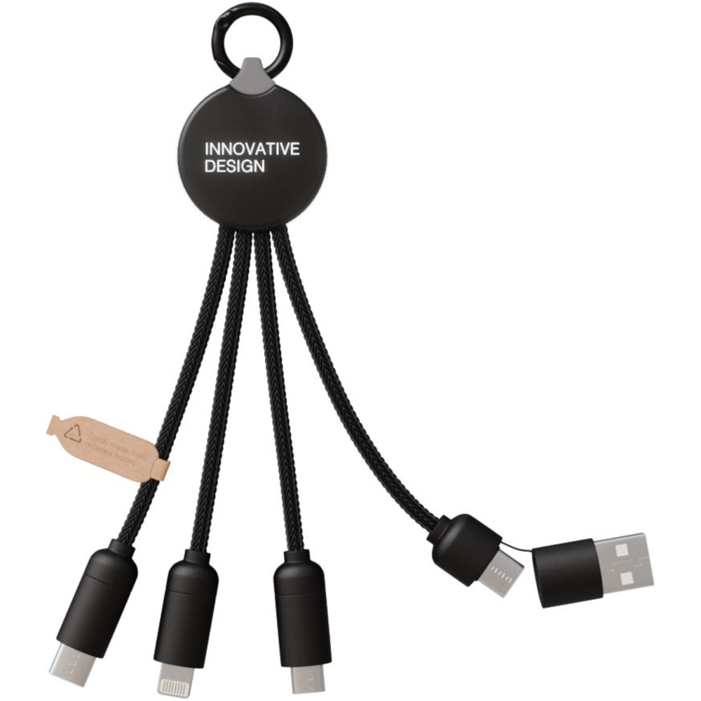 Logotrade promotional giveaway picture of: SCX.design C14 15W 5-in-1 charging cable