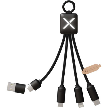 Logo trade promotional item photo of: SCX.design C13 15W 5-in-1 charging cable