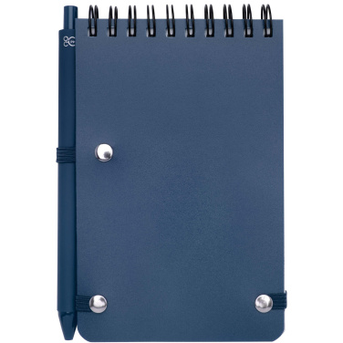 Logotrade promotional product picture of: Thalaasa A6 hard cover ocean-bound notebook with ballpoint pen (black ink)