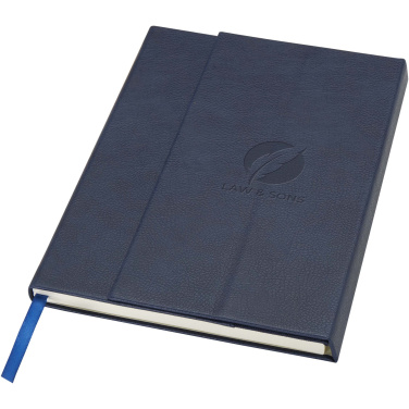 Logotrade promotional merchandise image of: Alejandra A5 recycled plastic hard cover notebook