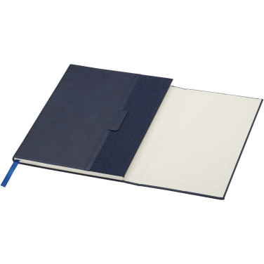 Logo trade promotional product photo of: Alejandra A5 recycled plastic hard cover notebook