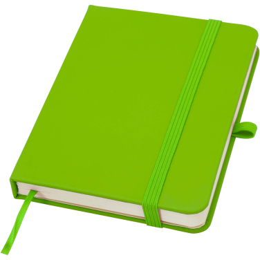 Logo trade corporate gifts image of: Spectrum Plus A6 hard cover notebook