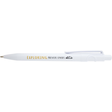 Logo trade corporate gifts picture of: Unica recycled plastic ballpoint pen (black ink)