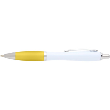 Logo trade advertising products image of: Nash recycled plastic ballpoint pen (blue ink)