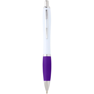 Logo trade promotional items picture of: Nash recycled plastic ballpoint pen (blue ink)