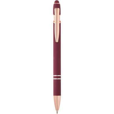 Logotrade promotional giveaway image of: Nanna ballpoint pen with rose gold finish (blue ink)