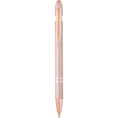 Logotrade advertising product image of: Nanna ballpoint pen with rose gold finish (blue ink)