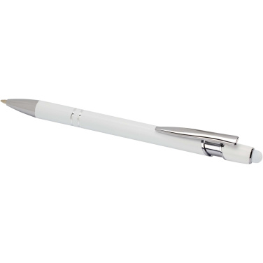 Logo trade promotional giveaways image of: Kish ballpoint pen with silver finish (blue ink)