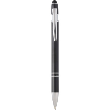 Logo trade promotional merchandise picture of: Kish ballpoint pen with silver finish (blue ink)