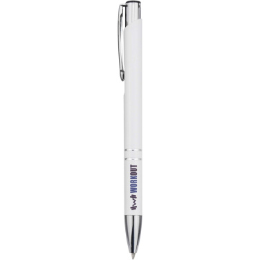 Logotrade promotional gift image of: Moneta recycled aluminium ballpoint pen (blue ink)