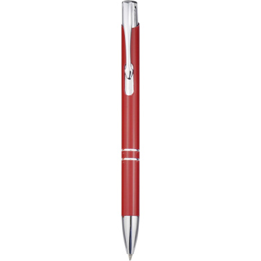 Logotrade promotional giveaway image of: Moneta recycled aluminium ballpoint pen (blue ink)