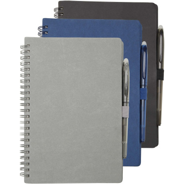 Logotrade corporate gift picture of: Slate reusable soft cover notebook and pen set (black ink)