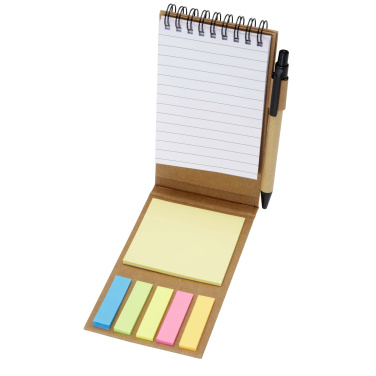 Logotrade promotional gift image of: Flipper sticky notepad with ballpoint pen (black ink)