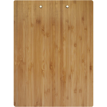 Logo trade advertising products image of: Tavula bamboo clipboard