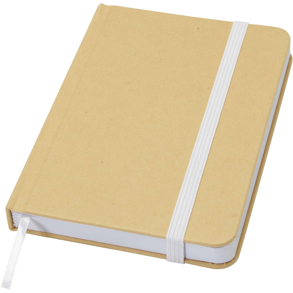 Logotrade advertising product picture of: Reed A6 recycled hard cover notebook with plain pages