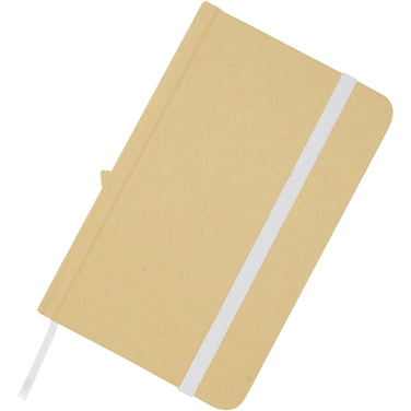 Logotrade promotional merchandise photo of: Reed A6 recycled hard cover notebook with plain pages