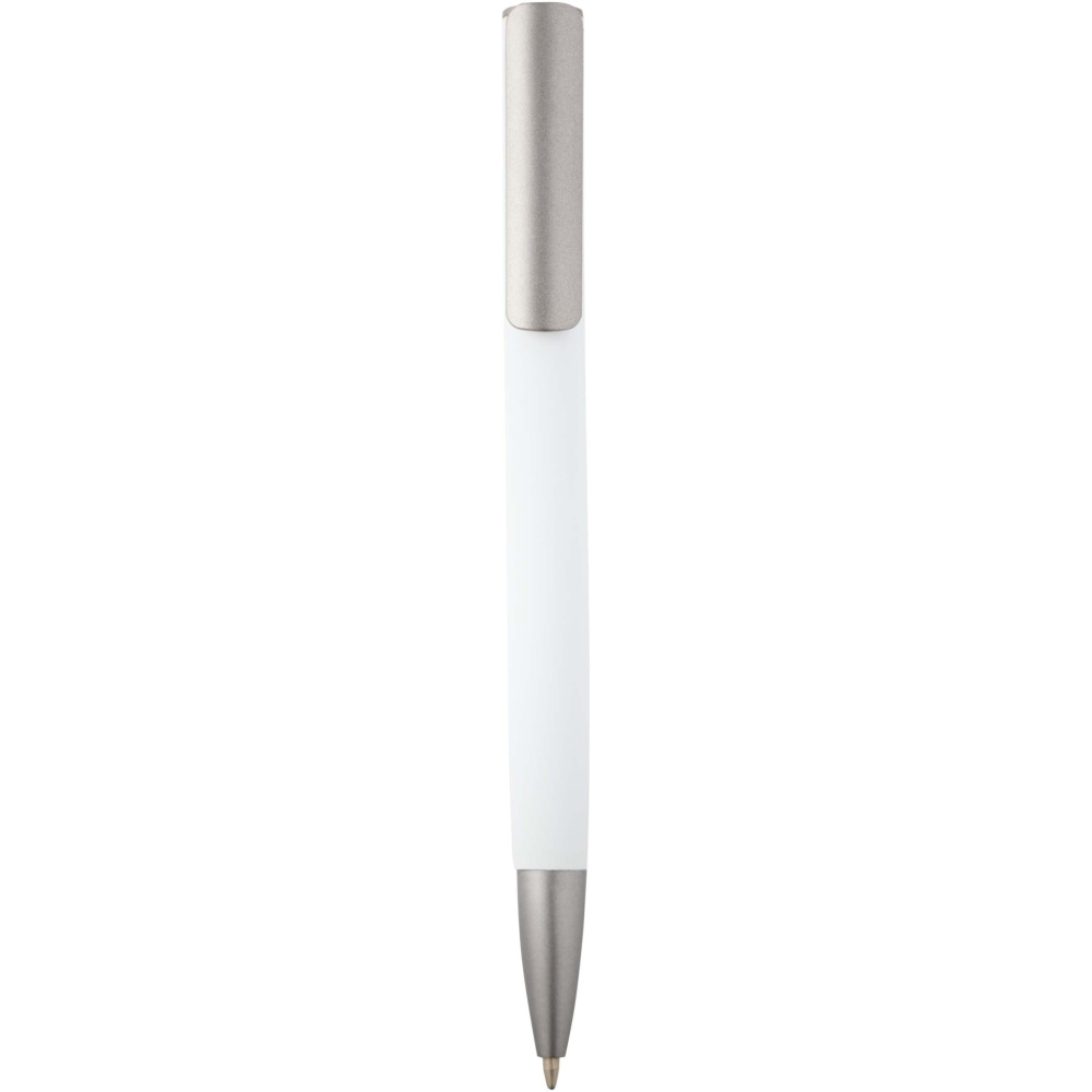 Logo trade promotional items image of: Ziguur recycled aluminium ballpoint pen (black ink)