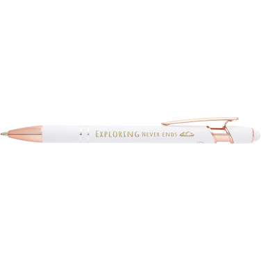 Logo trade business gifts image of: Nanna ballpoint pen with rose gold finish (black ink)