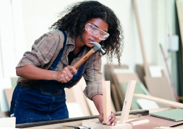 Logo trade promotional giveaway photo of: Wooden claw hammer