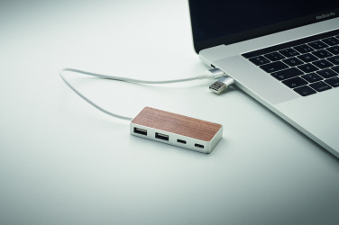 Logotrade promotional merchandise image of: USB hub 4 ports 27,5 cm