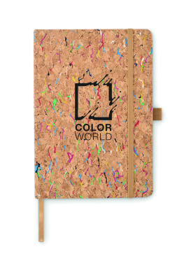 Logo trade advertising products picture of: A5 cork coloured notebook