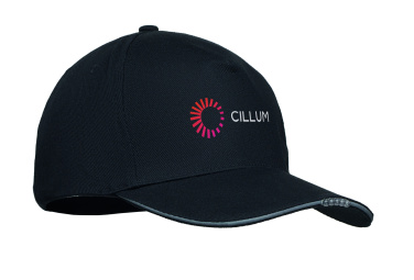 Logotrade promotional merchandise image of: 5 panel LED cotton cap 220gr/m²