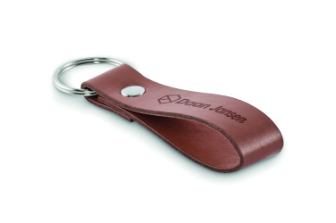 Logo trade advertising products image of: PU loop key ring