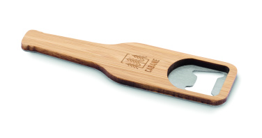 Logotrade promotional giveaway image of: Bamboo bottle opener