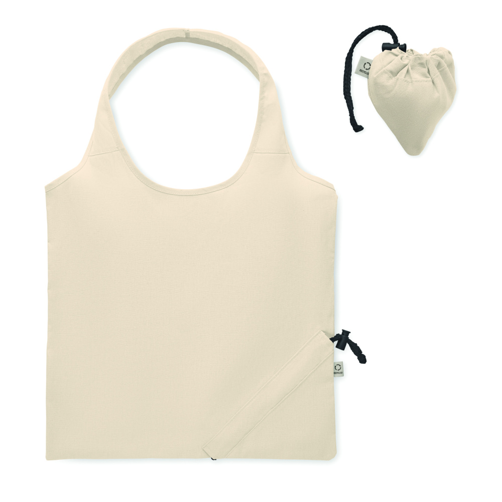 Logo trade promotional giveaways image of: Foldable shopping bag 140 gr/m²