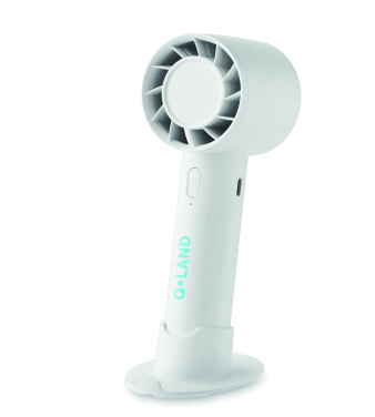 Logo trade promotional item photo of: Small portable fan 2000 mAh