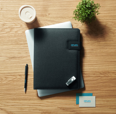 Logotrade promotional item picture of: A4 folder and wireless charger