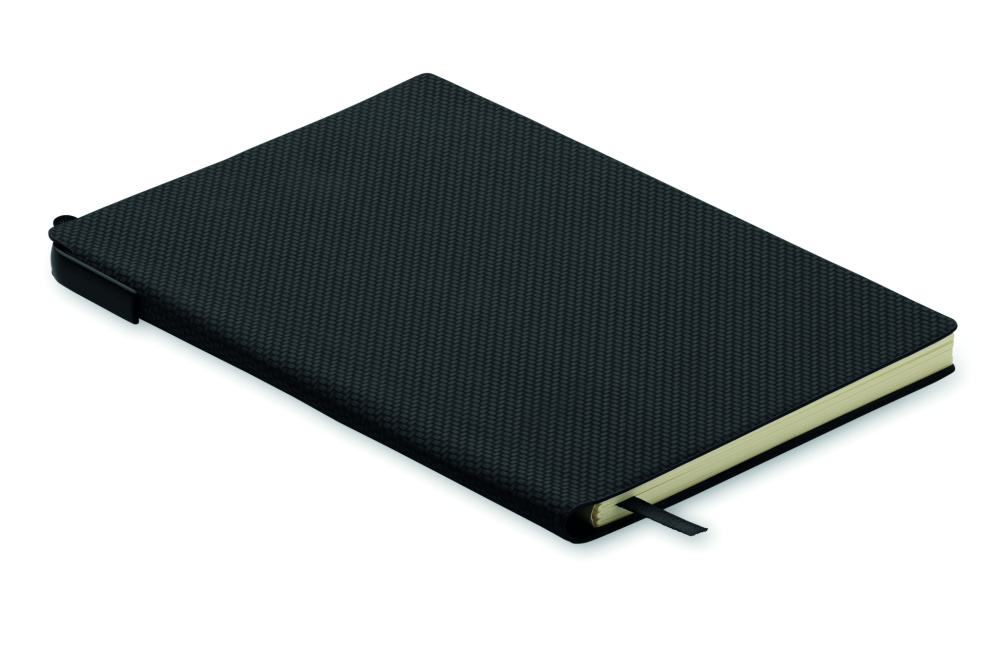 Logo trade business gifts image of: A5 PU notebook with pen