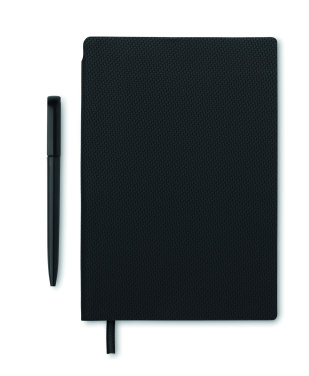 Logotrade business gift image of: A5 PU notebook with pen