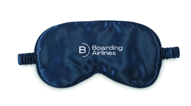 Logo trade advertising products picture of: Soft polyester eye mask