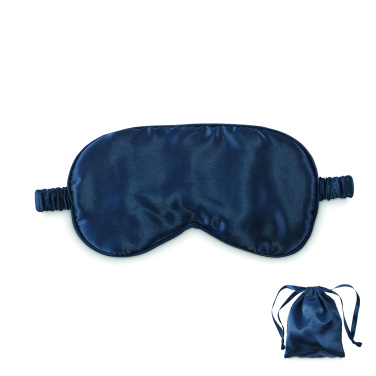 Logo trade promotional gifts image of: Soft polyester eye mask