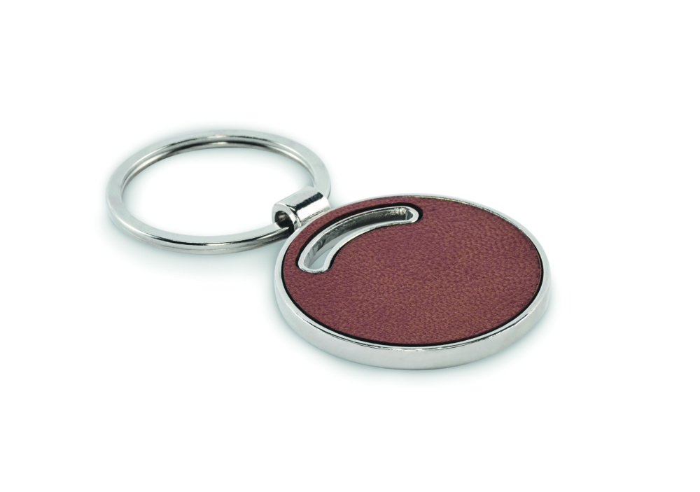 Logotrade promotional giveaway picture of: Round shape key ring