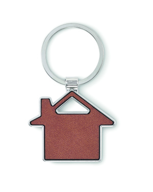 Logotrade business gifts photo of: House shaped key ring