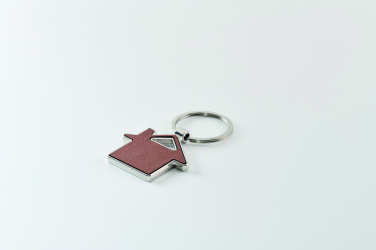 Logo trade promotional giveaways picture of: House shaped key ring