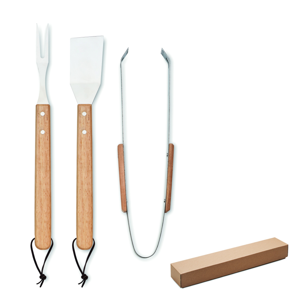 Logo trade advertising product photo of: Oakwood barbecue set