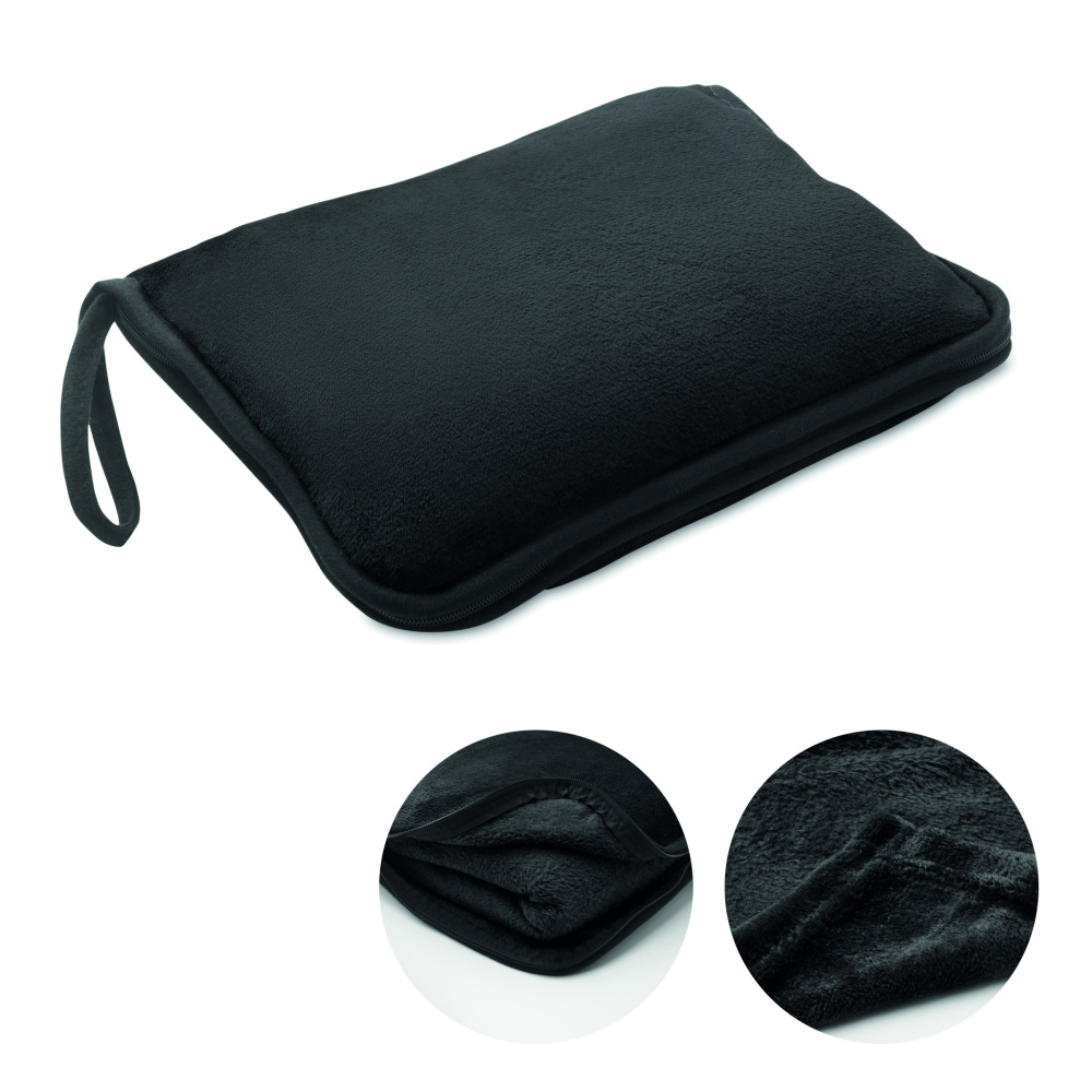 Logotrade advertising product image of: 2 in 1 travel blanket set