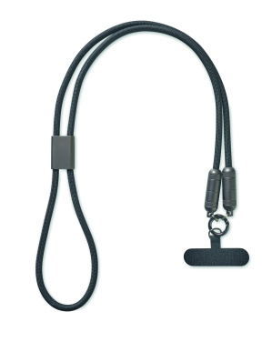 Logotrade promotional giveaway picture of: 60W phone holder lanyard cable