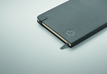 Logo trade promotional giveaway photo of: Recycled Leather A5 notebook