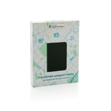 Logo trade promotional products image of: Trackmate RCS rpolyester passport holder worldwide locating