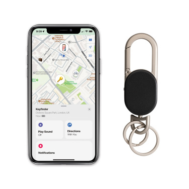 Logo trade advertising product photo of: Keyfinder keychain with worldwide locating and USB C