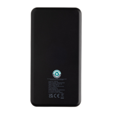 Logo trade promotional giveaways image of: Boostcore RCS recycled plastic powerbank 10.000mAh USB C