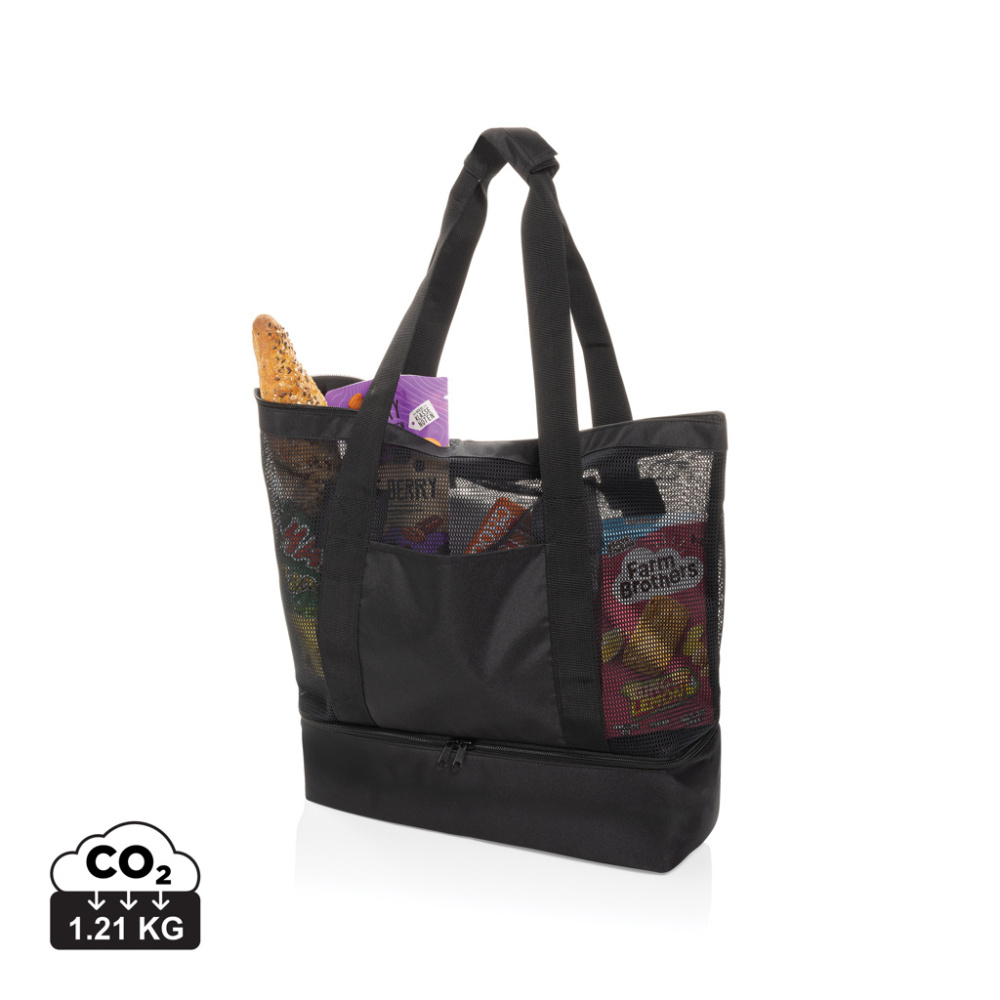 Logotrade promotional gift picture of: Iqlo Aware™ RPET 2-in-1 cooler tote