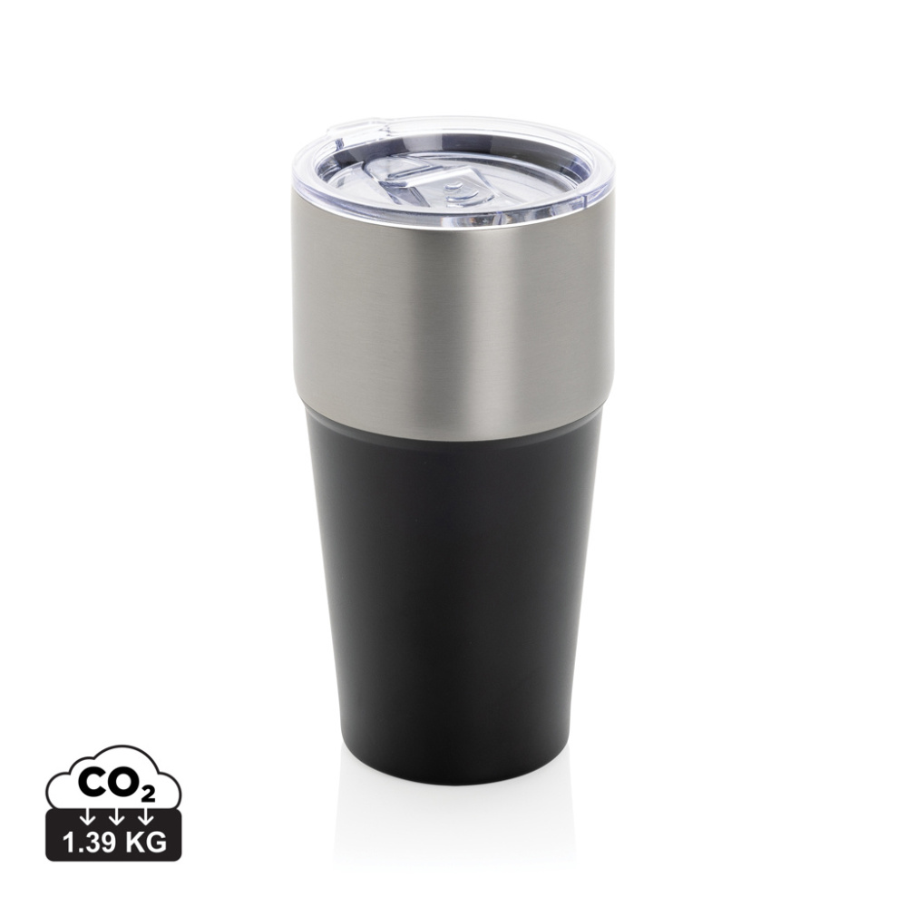 Logo trade promotional giveaways image of: Fluid RCS certified recycled steel tumbler 500ml