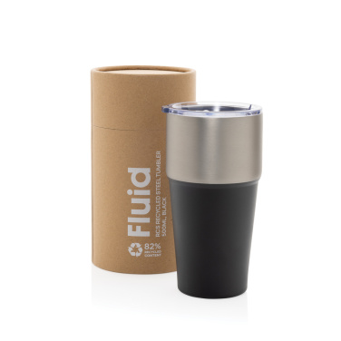 Logo trade promotional items picture of: Fluid RCS certified recycled steel tumbler 500ml